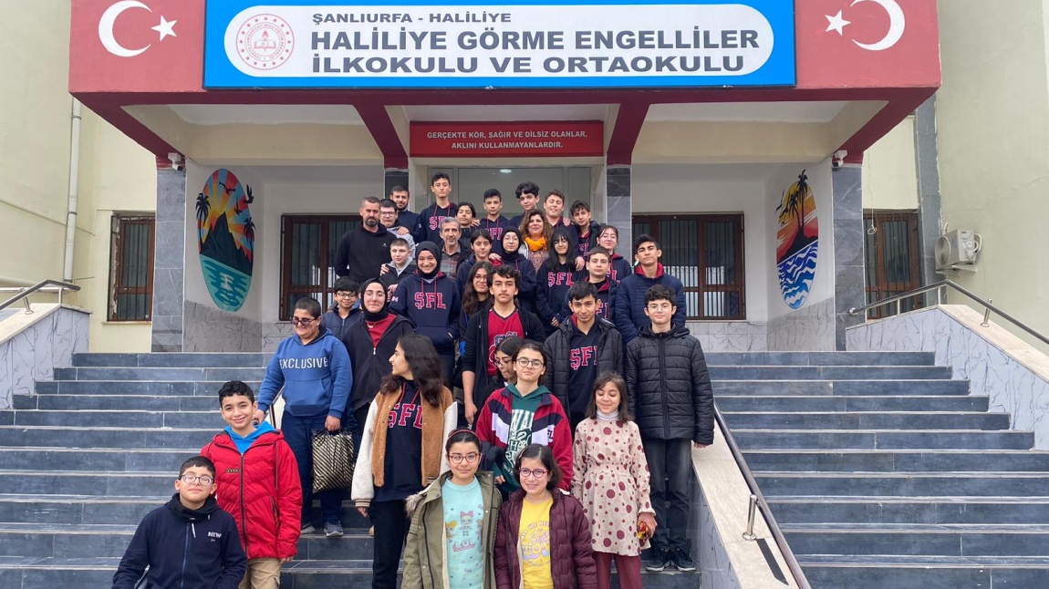 Çeaş Anadolu Lisesi ve Şanlıurfa Fen Lisesi Sosyal Farındalık Projesi Kapsamında Okulumuzu Ziyaret Ettiler. 